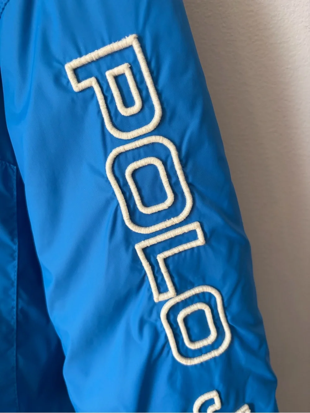 Polo Jeans Co RL Embroidery Logo Fleece Lined Windbreaker Jacket